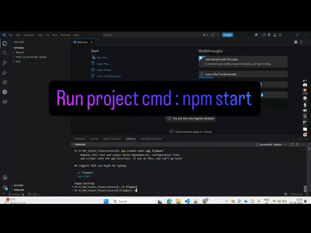 React JS Tutorial for Beginners | Check Node Version, Create React Project & RunIt @im_non_it_coder 
