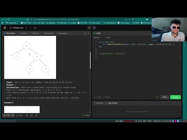 Day #10 LeetCode 2421 - Number of Good Paths - Python | TLE Solution | LC Marathon 1/?