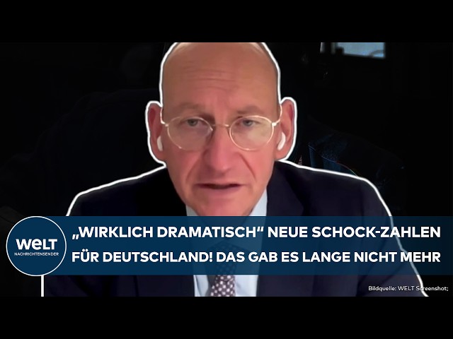 DEUTSCHLAND: "Es ist wirklich dramatisch!" Neue Schock-Zahlen! Das gab es schon lange nicht mehr