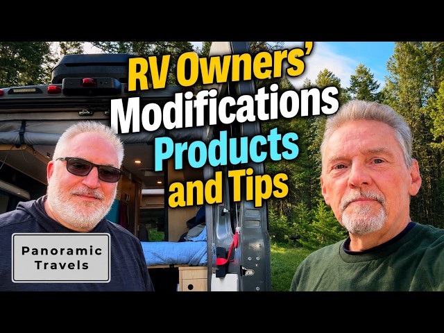 Panoramic RV Modifications & Must-Have Products | RV Upgrades, Tips & Ideas
