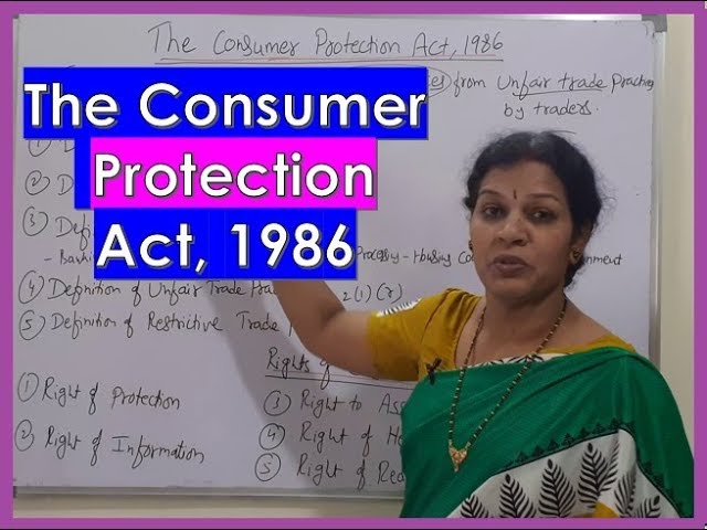 Detailed Information on "The Consumer Protection Act,1986" In Law Subject by Dr.Devika Bhatnagar