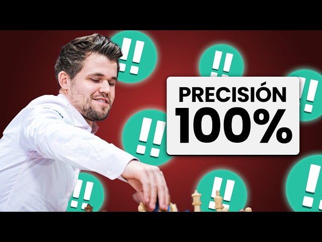MAGNUS CARLSEN'S PERFECT GAME (100% accuracy!!)