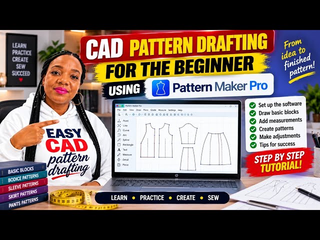 CAD PATTERN MAKING FOR THE BEGINNER WITH PATTERN MAKER PRO 