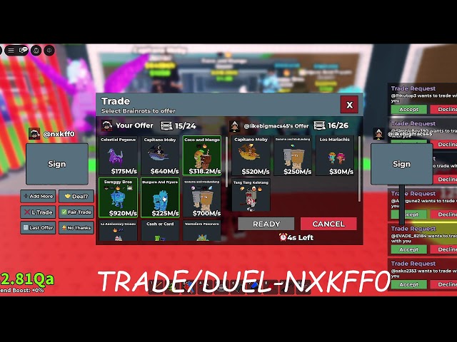 🔴 LIVE Roblox Steal Brainrot 🔥 Trade + Duel + PvP Battles | GoodTk