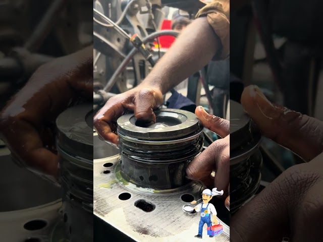 New Right Way to Fit Diesel Engine Piston #shorts