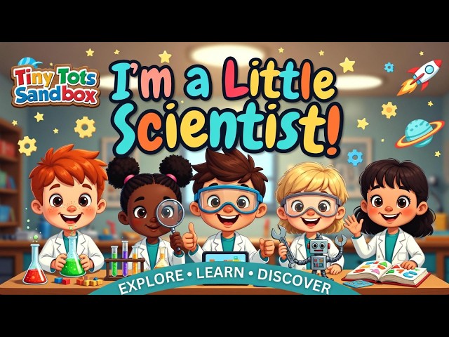 I’m a Little Scientist! 🔬 Kids STEAM Song | Science, Tech, Engineering, Math | Tiny Tots Sandbox