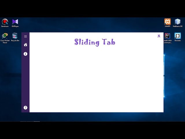Java Netbeans - Source Code Sliding Tab