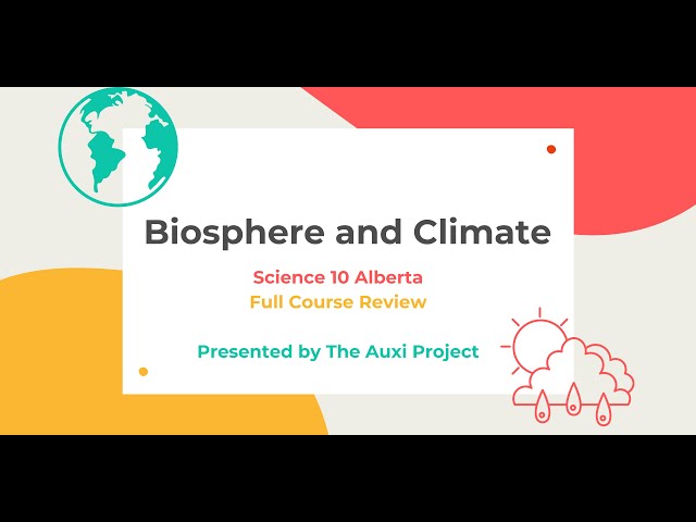 Biosphere and Climate: Science 10 Alberta