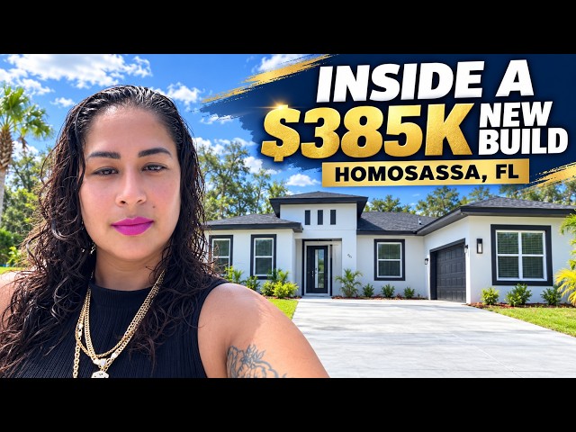 Inside a $385K New Construction Home in Homosassa, FL 🏡 | Sugarmill Woods Tour