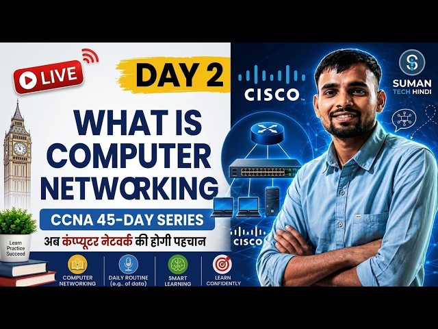 What is Computer Networking? | CCNA 45 Days Series – Day 2 | Networking Basics in Hindi