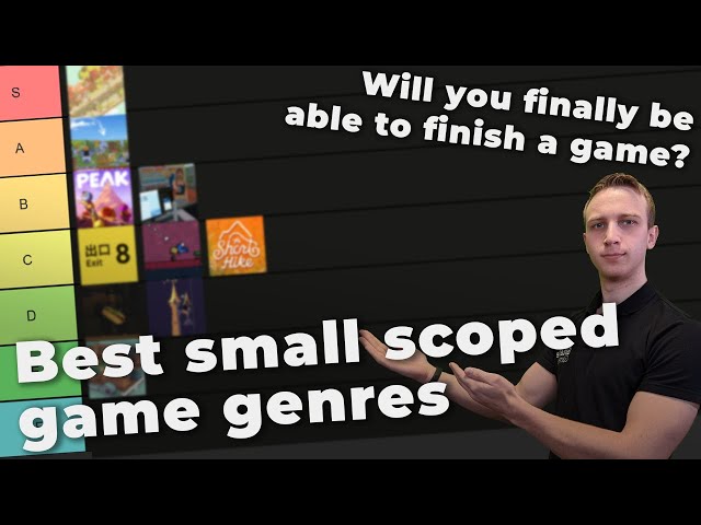 Tierlisting the best genres for small scoped games