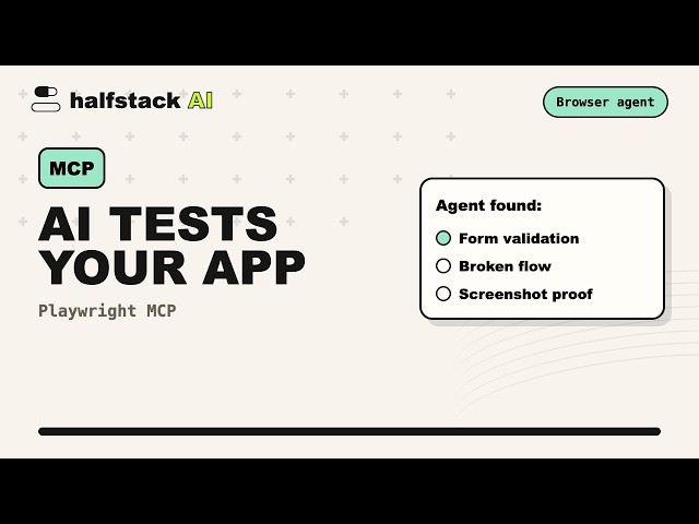 Build an AI Browser Testing Agent with Playwright MCP