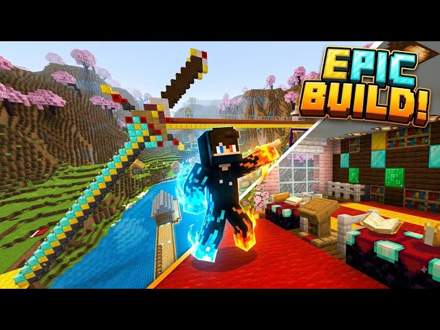 Building😲an EPIC Mansion with Giant Sword & Meeting Hall! 