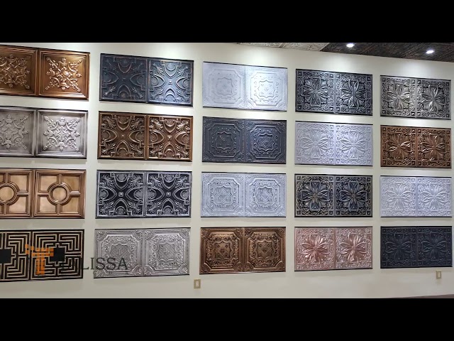 Our Faux Tin Ceiling Tiles Collection - Decorative Ceiling - Talissa Decor - Install Ceiling Tiles