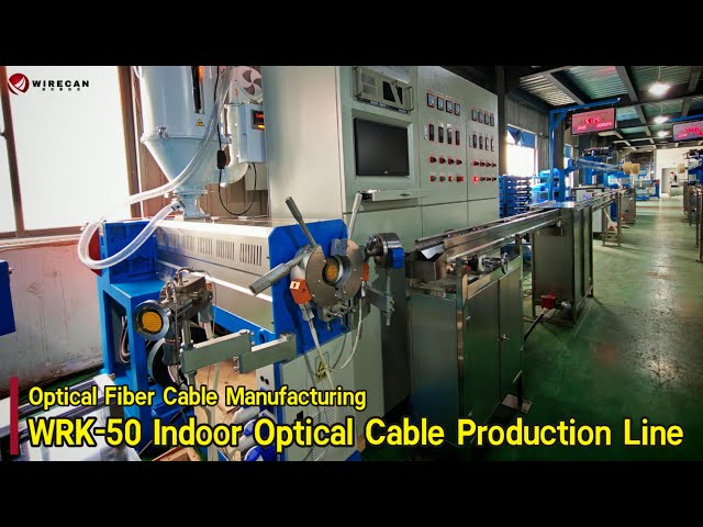 🚀 WRK-50 Indoor Optical Cable Production Line | High-Speed Fiber Optic Cable Manufacturing