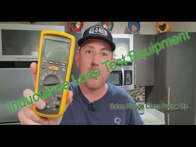 Inground inductance loop testers Megohmmeter & LCR follow up from SAS Baton Rouge Class