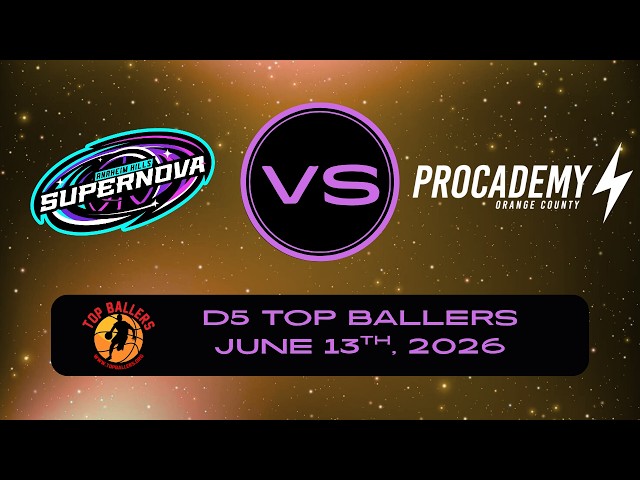 Supernova Shooting Stars vs. Procademy (Top Ballers) - June 13th, 2026