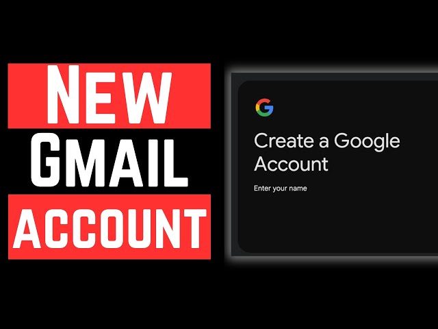 How To Create A NEW Gmail Account - Full Guide