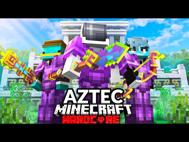100 Players Simulate Minecraft's Aztec Tournaments! [Full Movie]