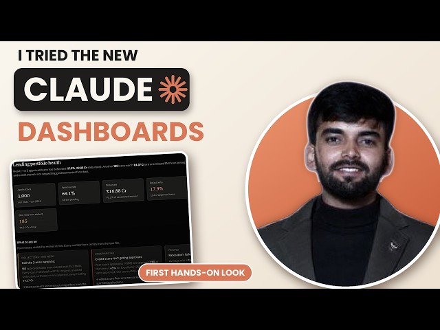 I Tested Claude’s New Dashboards: Honest First Impressions | Dashboard | Data Analytics