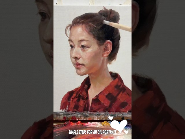 Simple Steps for an Oil Paintings  #beginner  #tutorial
