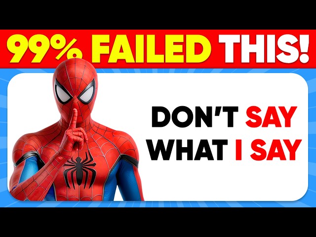❌ Avoid Saying The Same Thing As Me 🤫 Only 1% Reach the End! (IMPOSSIBLE)