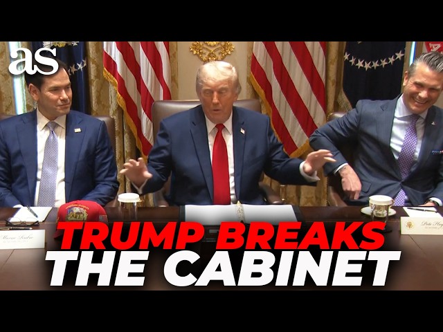 Trump STOPS THE CABINET MEETING to COMPARE JD Vance to Eliot Ness — The room ERUPTS