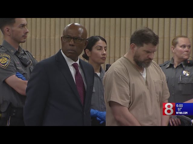 Milford axe murderer had to be restrained during sentencing hearing