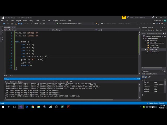 C Programming! (4) The Arithmetic and Assignment Operator