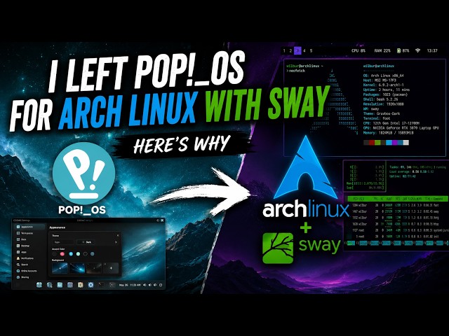 I Left Pop!_OS for Arch Linux with Sway — Here’s Why