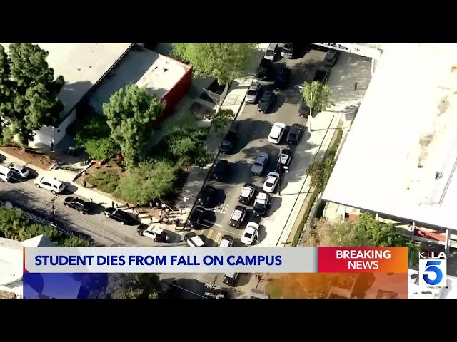 Student dies after falling from building at high school in L.A.