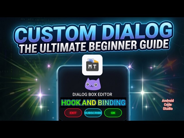 How to Create Custom Dialog Box in Android Studio | Kotlin View Binding Tutorial