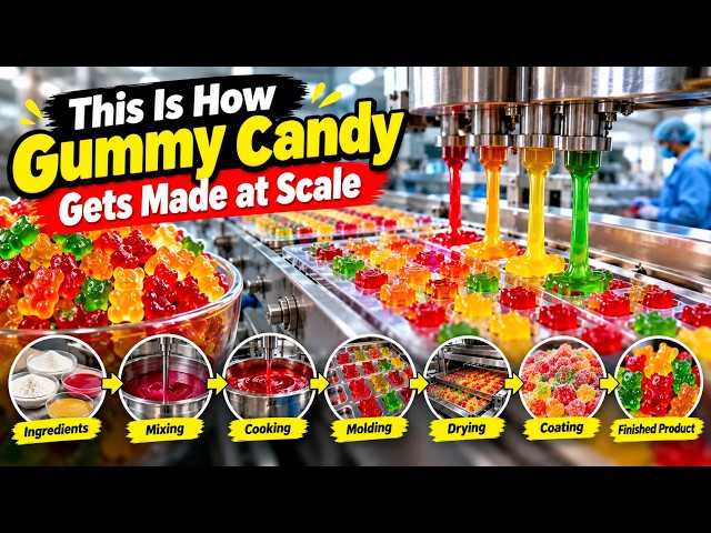 This Is How Gummy Candy Gets Made at Scale | Nextgen Factory