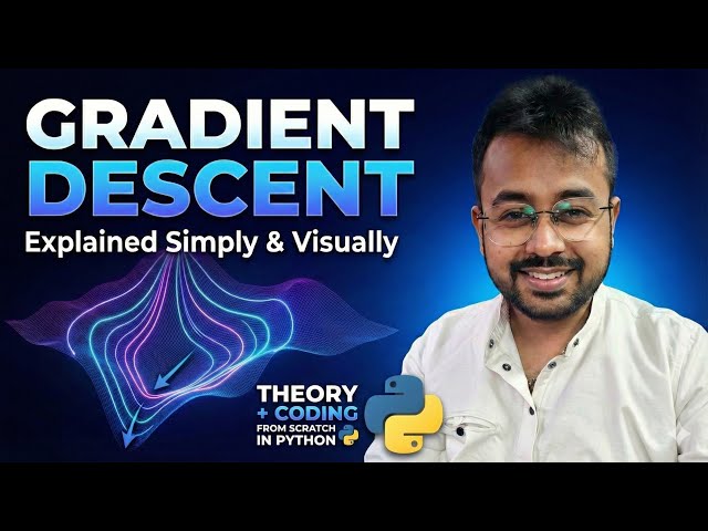 Gradient Descent Made Simple — Math + Coding from Scratch