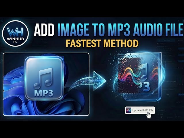 How to Add Image to Mp3 Audio File on PC: Fastest Method | WinHub PC
