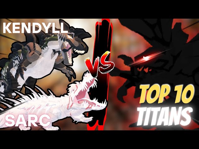 We HUNTED down the TOP 10 TITANS as KENDYLL and SARCOSIRIS | Creatures of Sonaria