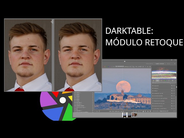 How to retouch photos in Darktable: remove blemishes, objects, and improve skin