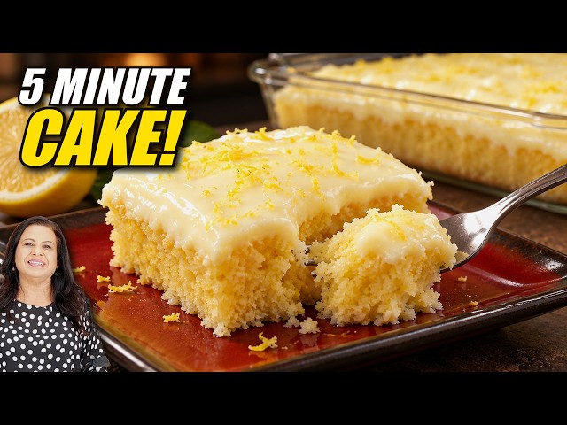Sirf 5 Minute Mein Itna Soft Lemon Cake! - RKK