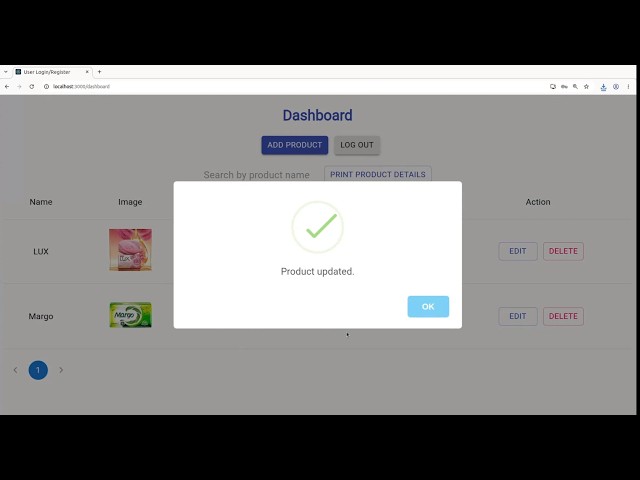 Node js and ReactJS Product MERN  Stack