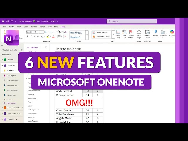 6 new features in Microsoft OneNote (October 2025)