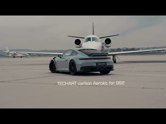TECHART for Porsche 911 GTS T-Hybrid (992.2) – Carbon Aerodynamics Redefined and 600+ HP
