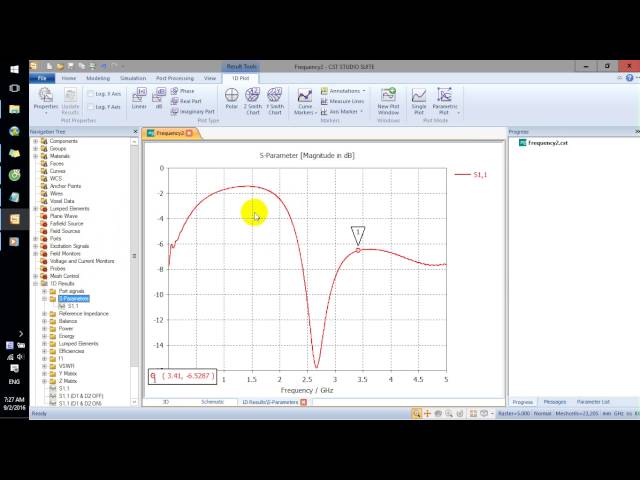 how a reconfigurable antenna look like in CST