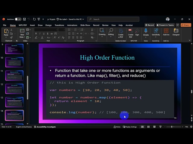 JavaScript Function Types (Part 17)