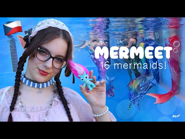 Mermaid Meetup in Czechia? // MerMeet vlog, mermaid rugby