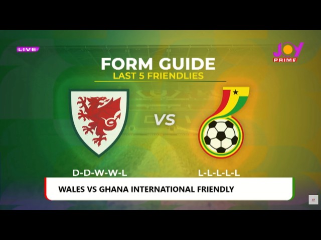LIVE || WALES vs GHANA: International Friendly Match || 2nd June, 2026