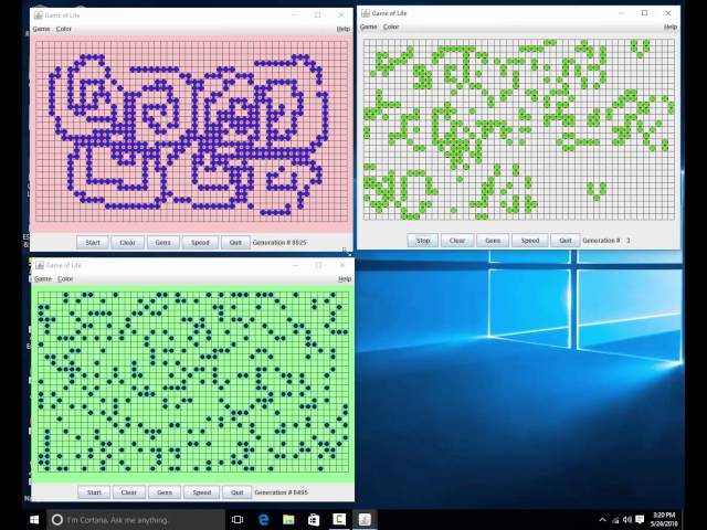 Playing with Game of Life