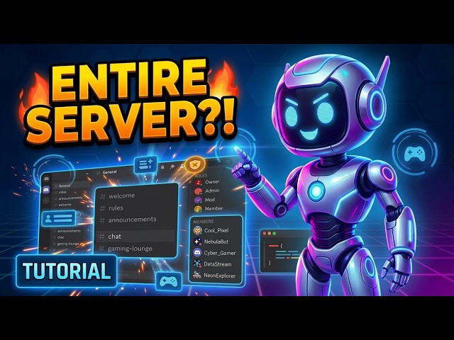 🔥 How I Made a Discord Bot That Builds Your ENTIRE Server #discordbot #discord #tutorial