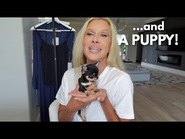 🥇 THIS VIDEO WENT IN EVERY DIRECTION 😂 | Friday Haul, Try-Ons & My New Puppy