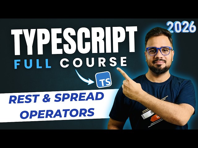 TypeScript Tutorial #25 - Rest & Spread Operators