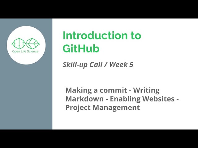 OLS-4 Week 05 - GitHub Skill-up call